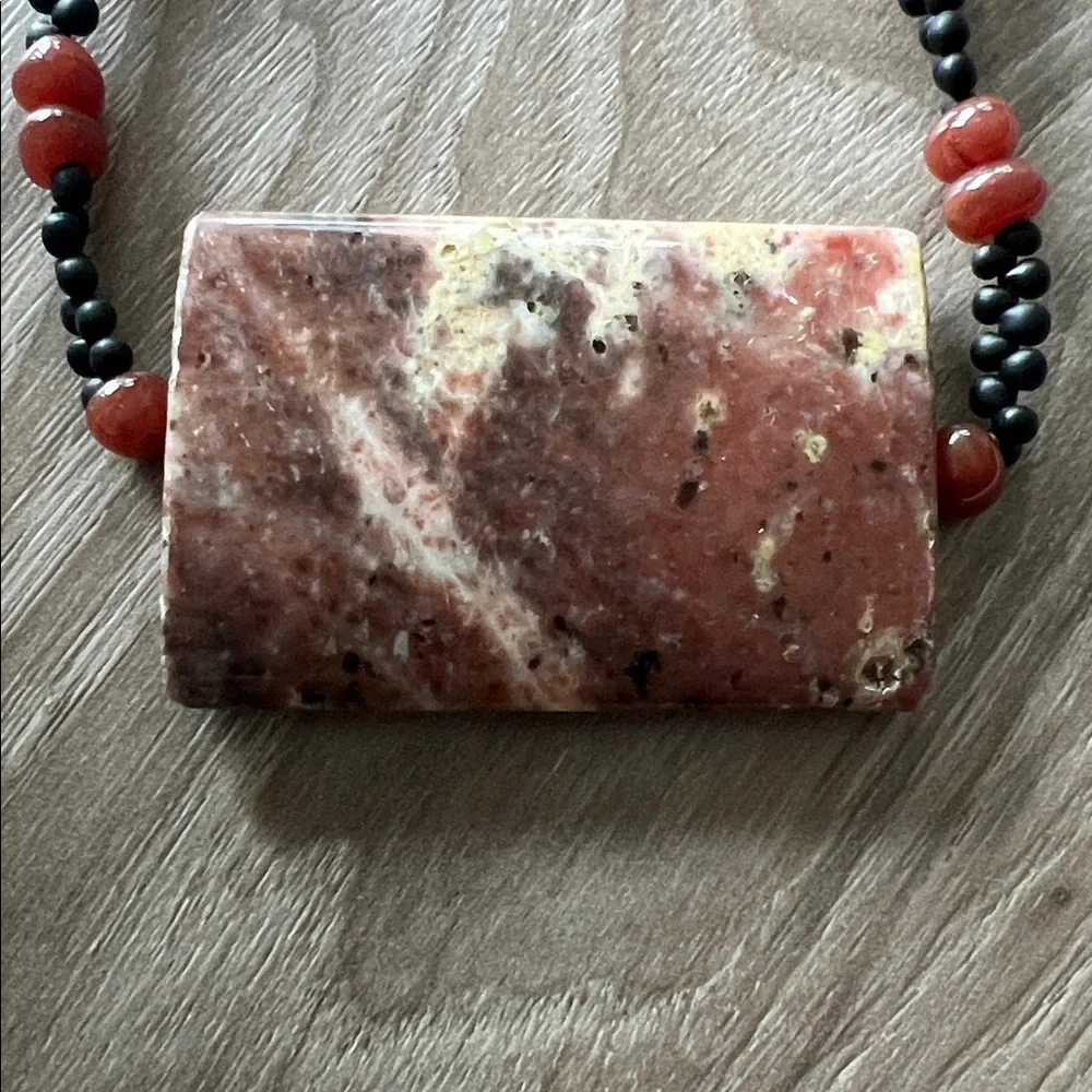 Carnelian Beaded Necklace